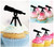TA1131 Astronomy Space Telescope Cupcake Toppers Acrylique De Mariage Joyeux anniversaire pour Gâteau Partie Décoration 10 Pièces