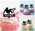 TA1139 Planche à roulettes saut Stunt Cupcake Toppers Acrylique De Mariage Joyeux anniversaire pour Gâteau Partie Décoration 10 Pièces