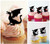TA1150 Dragon Monster Cupcake Toppers Acrylique De Mariage Joyeux anniversaire pour Gâteau Partie Décoration 10 Pièces