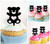 TA1154 Love Bear Cupcake Toppers Acrylique De Mariage Joyeux anniversaire pour Gâteau Partie Décoration 10 Pièces