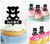 TA1154 Ours d'amour Cupcake Toppers Acrylique De Mariage Joyeux anniversaire pour Gâteau Partie Décoration 10 Pièces