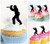 TA1161 Paintball Solider Cupcake Toppers Acrylique De Mariage Joyeux anniversaire pour Gâteau Partie Décoration 10 Pièces