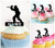 TA1161 Paintball Solider Cupcake Toppers Acrylique De Mariage Joyeux anniversaire pour Gâteau Partie Décoration 10 Pièces
