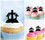 TA1168 Tombstone Graveyard Cupcake Toppers Acrylique De Mariage Joyeux anniversaire pour Gâteau Partie Décoration 10 Pièces