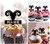 TA1187 Tête de mouton Cupcake Toppers Acrylique De Mariage Joyeux anniversaire pour Gâteau Partie Décoration 10 Pièces
