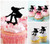 TA1203 Skateboard Girl Cupcake Toppers Acrylique De Mariage Joyeux anniversaire pour Gâteau Partie Décoration 10 Pièces