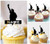 TA1216 Statue de la Liberté Cupcake Toppers Acrylique De Mariage Joyeux anniversaire pour Gâteau Partie Décoration 10 Pièces