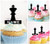 TA1221 roi d'échecs Cupcake Toppers Acrylique De Mariage Joyeux anniversaire pour Gâteau Partie Décoration 10 Pièces