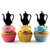 TA1235 Coffee Teapot Cupcake Toppers Acrylique De Mariage Joyeux anniversaire pour Gâteau Partie Décoration 10 Pièces