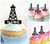 TA1241 Tour Derrick Petroleum Cupcake Toppers Acrylique De Mariage Joyeux anniversaire pour Gâteau Partie Décoration 10 Pièces