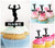 TA1254 Fitness Femme Cupcake Toppers Acrylique De Mariage Joyeux anniversaire pour Gâteau Partie Décoration 10 Pièces