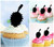 TA1258 Durian Fruit Cupcake Toppers Acrylique De Mariage Joyeux anniversaire pour Gâteau Partie Décoration 10 Pièces