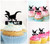 TA1261 Dinosaur Raptor Cupcake Toppers Acrylique De Mariage Joyeux anniversaire pour Gâteau Partie Décoration 10 Pièces