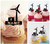 TA1262 Énergie énergie éolienne Cupcake Toppers Acrylique De Mariage Joyeux anniversaire pour Gâteau Partie Décoration 10 Pièces