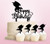 TC0229 Happy Birthday Dragon Cake Cupcake Toppers Acrylique De Mariage Joyeux pour Gâteau Partie Décoration 11 Pièces