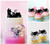 TC0256 Wedding Motorcycle Racing Cake Cupcake Toppers Acrylique De Mariage Joyeux pour Gâteau Partie Décoration 11 Pièces