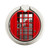 S0058 British Red Telephone Box Graphique Porte-Bague et Pop Up Grip doigt Socket Support