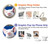 S0608 Je aime Bacon bébé mignon de porc Graphique Porte-Bague et Pop Up Grip doigt Socket Support
