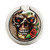 S0753 Skull Wing Rose Punk Graphique Porte-Bague et Pop Up Grip doigt Socket Support