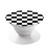 S1611 Checkerboard Chess Board Graphique Porte-Bague et Pop Up Grip doigt Socket Support