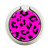 S1850 Pink Leopard Pattern Graphique Porte-Bague et Pop Up Grip doigt Socket Support