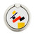 S1958 Malevich Suprematism Graphique Porte-Bague et Pop Up Grip doigt Socket Support