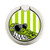 S2323 Funny Green Alligator Crocodile Graphique Porte-Bague et Pop Up Grip doigt Socket Support