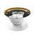 S2324 Funny Monkey with Headphone Pop Music Graphique Porte-Bague et Pop Up Grip doigt Socket Support