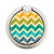 S2362 Rainbow Colorful Shavron Zig Zag Pattern Graphique Porte-Bague et Pop Up Grip doigt Socket Support