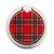 S2374 Tartan Red Pattern Graphique Porte-Bague et Pop Up Grip doigt Socket Support