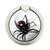 S2386 Black Widow Spider Graphique Porte-Bague et Pop Up Grip doigt Socket Support