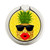 S2443 Funny Pineapple Sunglasses Kiss Graphique Porte-Bague et Pop Up Grip doigt Socket Support