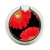 S2478 Red Daisy flower Graphique Porte-Bague et Pop Up Grip doigt Socket Support