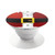 S2846 Christmas Santa Red Suit Graphique Porte-Bague et Pop Up Grip doigt Socket Support