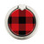 S2931 Red Buffalo Check Pattern Graphique Porte-Bague et Pop Up Grip doigt Socket Support