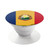 S3021 Romania Flag Graphique Porte-Bague et Pop Up Grip doigt Socket Support