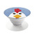 S3254 Chicken Cartoon Graphique Porte-Bague et Pop Up Grip doigt Socket Support