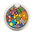 S3281 Colorful Hippie Flowers Pattern Graphique Porte-Bague et Pop Up Grip doigt Socket Support