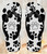 FA0390 Dog Paw Prints Tongs Sandales Slipper été Plage Flip Flops Unisex