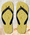 FA0394 Cheese Texture Tongs Sandales Slipper été Plage Flip Flops Unisex