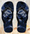 FA0416 Navy Blue Camo Camouflage Tongs Sandales Slipper été Plage Flip Flops Unisex