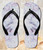 FA0491 Seamless Pink Marble Tongs Sandales Slipper été Plage Flip Flops Unisex