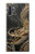 S0426 Gold Dragon Etui Coque Housse pour Samsung Galaxy Note 10 Plus