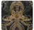 S0426 Gold Dragon Etui Coque Housse pour Samsung Galaxy Note 10 Plus