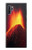 S0745 Volcano Lava Etui Coque Housse pour Samsung Galaxy Note 10 Plus