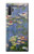 S0997 Claude Monet Water Lilies Etui Coque Housse pour Samsung Galaxy Note 10 Plus