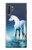 S1130 Unicorn Horse Etui Coque Housse pour Samsung Galaxy Note 10 Plus