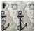 S1962 Nautical Chart Etui Coque Housse pour Samsung Galaxy Note 10 Plus