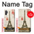 S2108 Tour Eiffel de Paris Carte postale Etui Coque Housse pour Samsung Galaxy Note 10 Plus