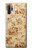 S2180 Flower Floral Vintage Pattern Etui Coque Housse pour Samsung Galaxy Note 10 Plus